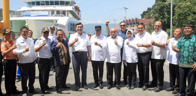 Resmi! KMP Ihan Batak Jadi Kapal Penyeberangan Berkelas Internasional di Danau Toba